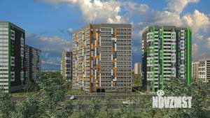 2-к квартира, строящийся дом, 57м2, 10/17 этаж