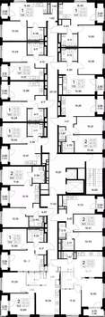 2-к квартира, вторичка, 46м2, 15/17 этаж