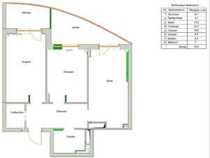 2-к квартира, вторичка, 65м2, 15/17 этаж