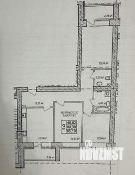 3-к квартира, вторичка, 85м2, 9/12 этаж