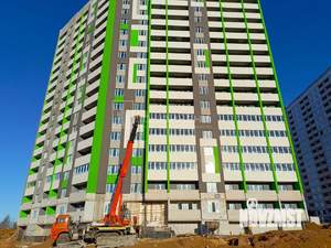 1-к квартира, строящийся дом, 45м2, 3/17 этаж