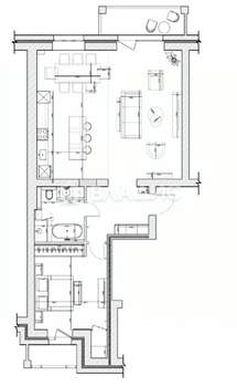 2-к квартира, вторичка, 84м2, 2/6 этаж
