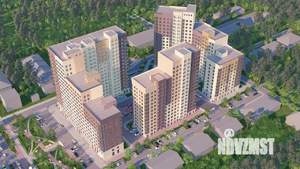 1-к квартира, строящийся дом, 42м2, 8/17 этаж