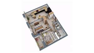 2-к квартира, сданный дом, 59м2, 1/17 этаж