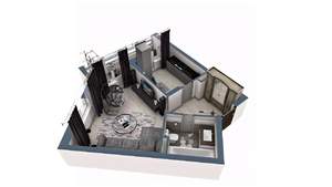 1-к квартира, строящийся дом, 40м2, 2/17 этаж