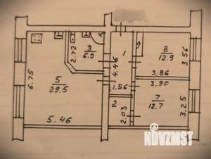 3-к квартира, вторичка, 73м2, 2/5 этаж