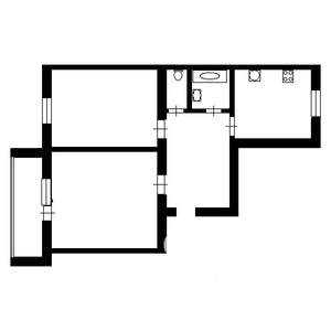 2-к квартира, вторичка, 57м2, 4/5 этаж