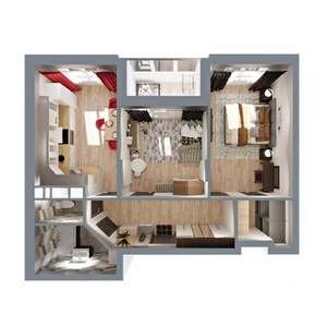 2-к квартира, вторичка, 59м2, 5/17 этаж