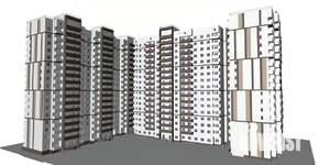 2-к квартира, строящийся дом, 64м2, 15/17 этаж