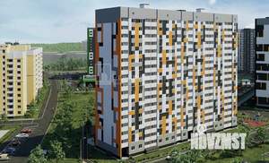 1-к квартира, строящийся дом, 39м2, 8/17 этаж