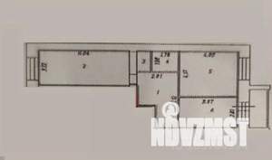 2-к квартира, вторичка, 64м2, 7/9 этаж