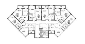 2-к квартира, вторичка, 54м2, 16/17 этаж