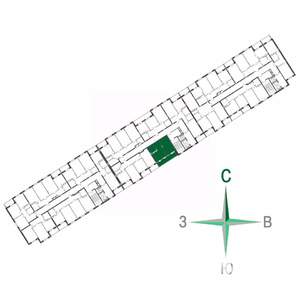 1-к квартира, строящийся дом, 37м2, 1/17 этаж