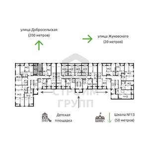 1-к квартира, вторичка, 41м2, 6/8 этаж