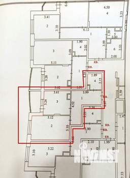 1-к квартира, вторичка, 47м2, 7/17 этаж