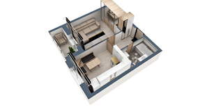 1-к квартира, вторичка, 41м2, 7/17 этаж