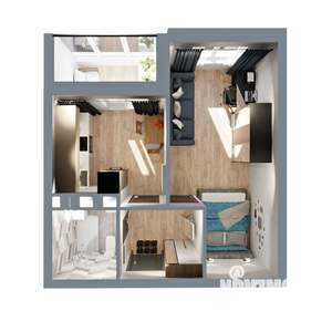 1-к квартира, вторичка, 38м2, 16/17 этаж