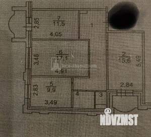 3-к квартира, вторичка, 75м2, 3/9 этаж
