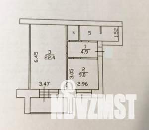 1-к квартира, вторичка, 44м2, 4/11 этаж