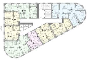3-к квартира, строящийся дом, 89м2, 2/17 этаж