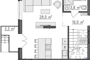 3-к квартира, вторичка, 79м2, 1/9 этаж