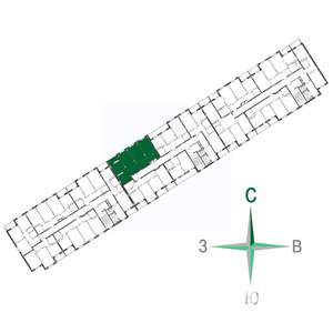 3-к квартира, вторичка, 80м2, 6/17 этаж