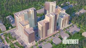 1-к квартира, строящийся дом, 43м2, 9/17 этаж
