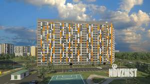 2-к квартира, строящийся дом, 59м2, 17/17 этаж