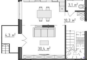 4-к квартира, вторичка, 99м2, 1/9 этаж