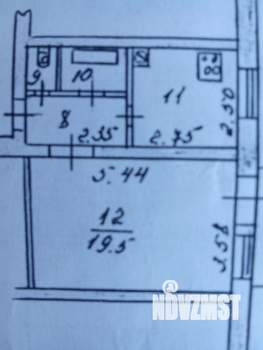 1-к квартира, вторичка, 32м2, 3/3 этаж