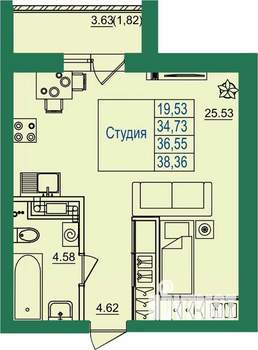 Фото квартиры на продажу (1)