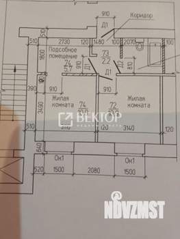 2-к квартира, вторичка, 33м2, 3/9 этаж