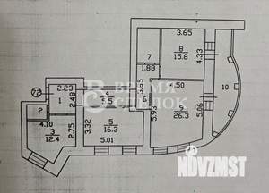 3-к квартира, вторичка, 93м2, 4/10 этаж