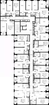 2-к квартира, вторичка, 53м2, 9/17 этаж