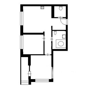 2-к квартира, вторичка, 44м2, 6/9 этаж