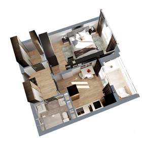 1-к квартира, вторичка, 38м2, 17/17 этаж