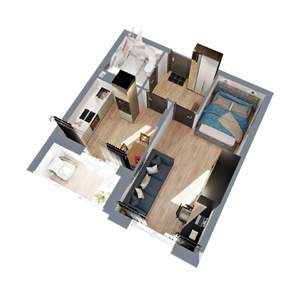 1-к квартира, вторичка, 38м2, 15/17 этаж