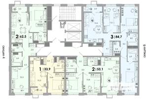 2-к квартира, вторичка, 63м2, 3/16 этаж