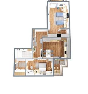 3-к квартира, вторичка, 89м2, 8/12 этаж