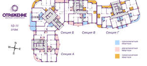 2-к квартира, вторичка, 70м2, 11/17 этаж