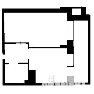 2-к квартира, вторичка, 51м2, 1/6 этаж