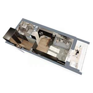 Студия квартира, вторичка, 25м2, 4/17 этаж