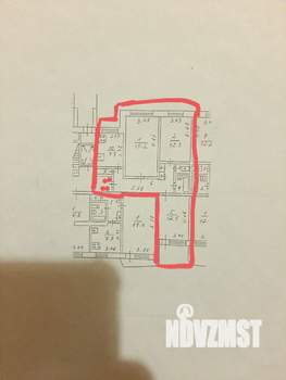 3-к квартира, вторичка, 66м2, 1/9 этаж