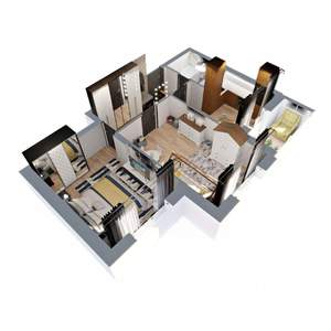 2-к квартира, строящийся дом, 52м2, 13/17 этаж