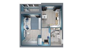 1-к квартира, вторичка, 40м2, 15/17 этаж