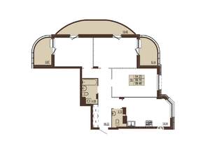 3-к квартира, вторичка, 99м2, 15/17 этаж
