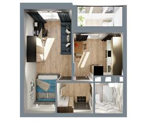 1-к квартира, вторичка, 38м2, 15/17 этаж