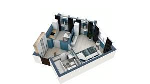 1-к квартира, строящийся дом, 40м2, 13/17 этаж