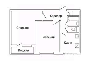 2-к квартира, вторичка, 55м2, 4/8 этаж