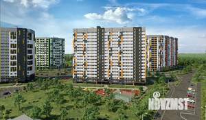 2-к квартира, строящийся дом, 45м2, 15/17 этаж